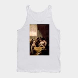 Saint Isabel of Portugal Healing the Wounds of a Sick Woman by Francisco Goya Tank Top